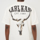Karl Kani Ανδρική κοντομάνικη μπλούζα Small Signature Washed Heavy Jersey Skull Tee